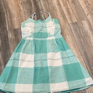 Old Navy Aqua and White  Dress